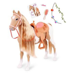 Our Generation -  18'' Palomino Hair Play Horse Acces Brown